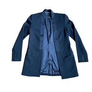 Black Womens Banana Republic Size 2 Long Blazer